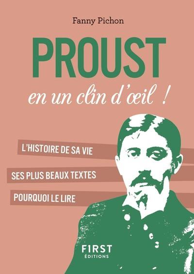 PETIT LIVRE DE - PROUST EN UN CLIN D-OEIL - PICHON FANNY - FIRST