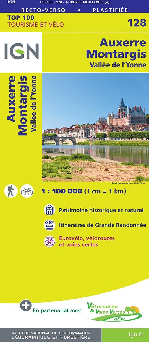 TOP100128 AUXERRE / MONTARGIS  1/100.000 - XXX - MICHELIN