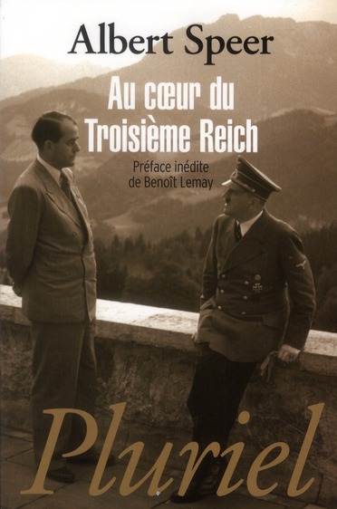 AU COEUR DU TROISIEME REICH - SPEER ALBERT - PLURIEL