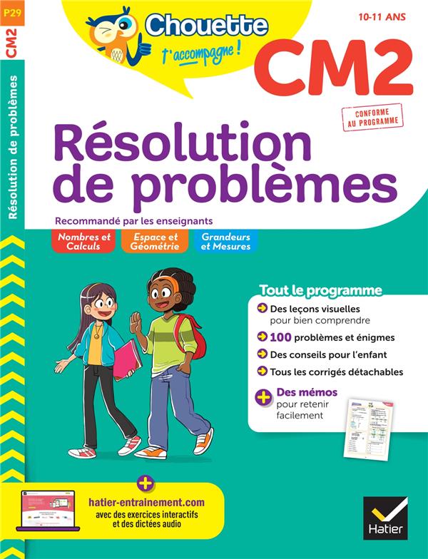 RESOLUTION DE PROBLEMES CM2 - BIA JEANNE - HATIER SCOLAIRE