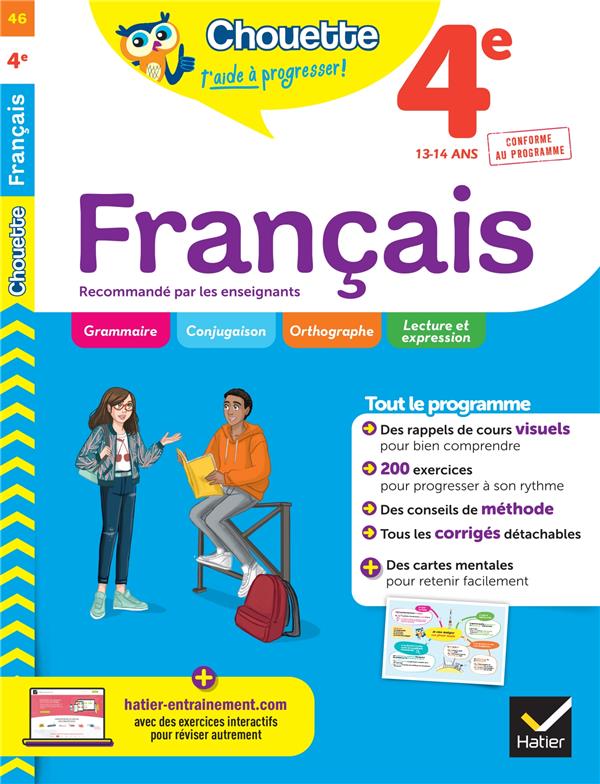 FRANCAIS 4E - CAHIER DE REVISION ET D-ENTRAINEMENT - BELLAMY/GIRARD - HATIER SCOLAIRE