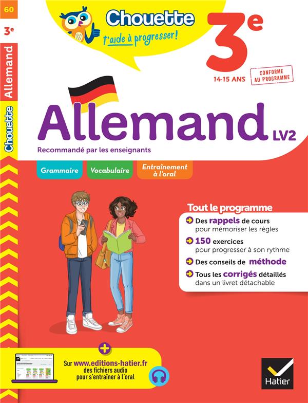 ALLEMAND 3E - LV2 (A2, A2+) - CAHIER DE REVISION ET D-ENTRAINEMENT - BOULARAND CATHERINE - HATIER SCOLAIRE