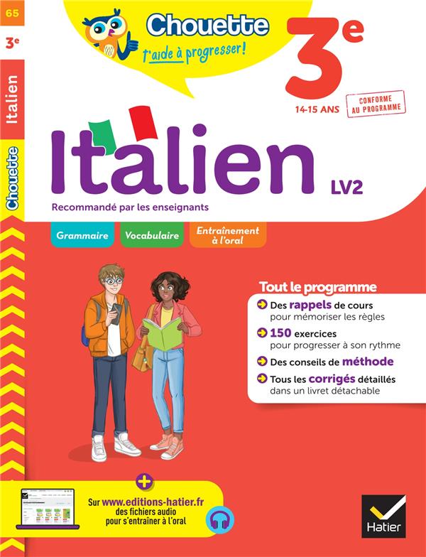 ITALIEN 3E - LV2 (A2, A2+) - CAHIER DE REVISION ET D-ENTRAINEMENT - POLI DOMINIQUE - HATIER SCOLAIRE