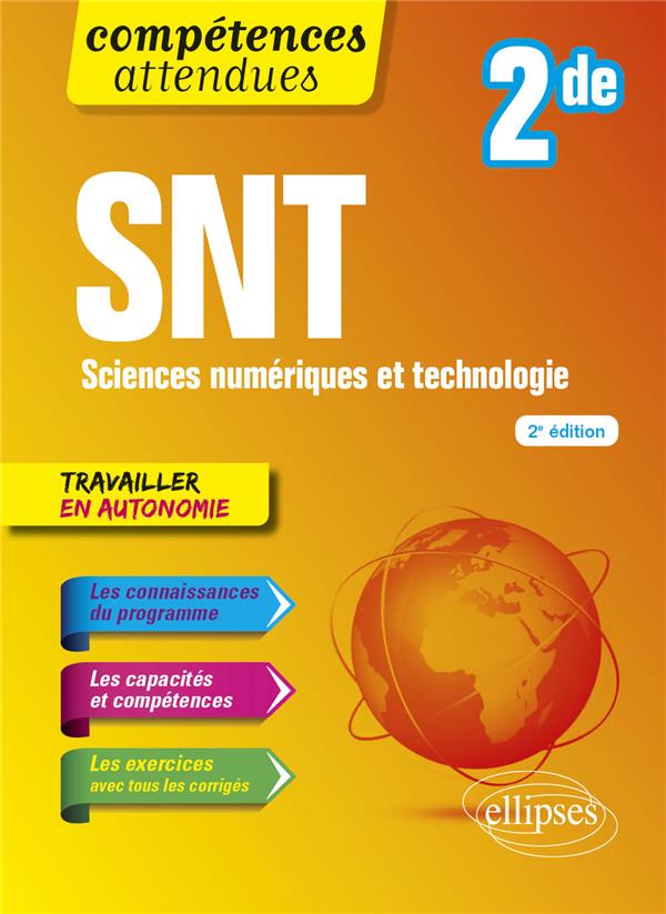 SNT - SCIENCES NUMERIQUES ET TECHNOLOGIE - SECONDE - BONNEFOY/PETIT - ELLIPSES MARKET