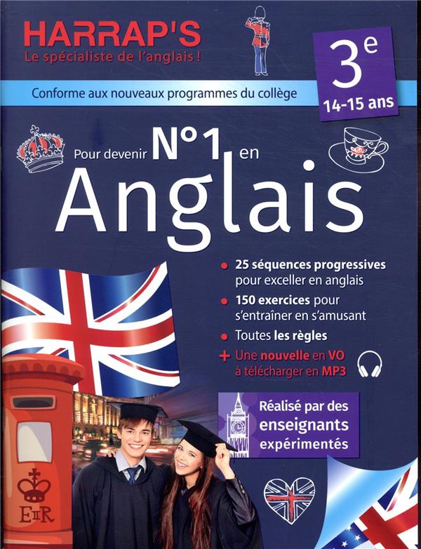 NUMERO 1 EN ANGLAIS 3E AVEC HARRAP'S - ROZENN ETIENNE - LAROUSSE