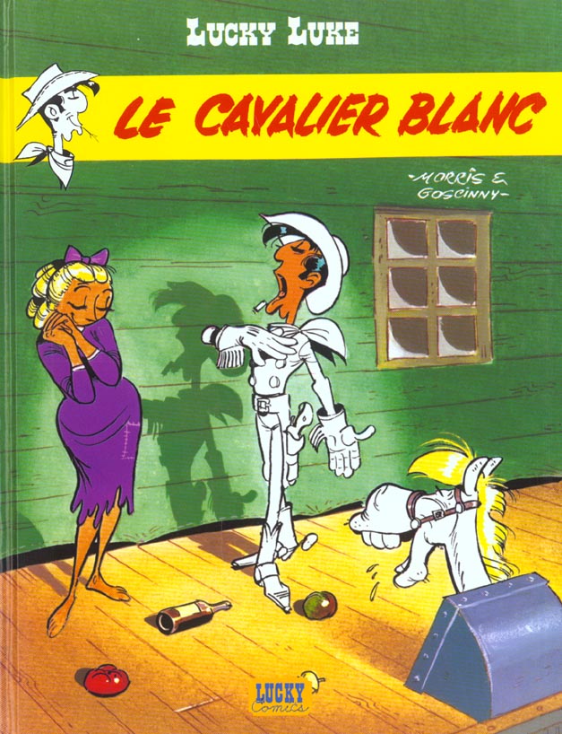 LUCKY LUKE - TOME 10 - LE CAVALIER BLANC - MORRIS/GOSCINNY - LUCKY