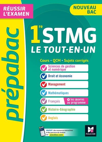 PREPABAC 1RE STMG - TOUTES LES MATIERES - COURS ET ENTRAINEMENT AU CONTROLE CONTINU 2023 - DECANTS/GINOUX/IZARD - FOUCHER