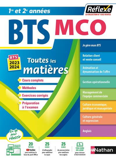 BTS MCO MANAGEMENT COMMERCIAL OPERATIONNEL - BTS MCO 1 ET 2 (TOUTES LES MATIERES - REFLEXE N  7) - BESSON/BONNET-PIRON - CLE INTERNAT