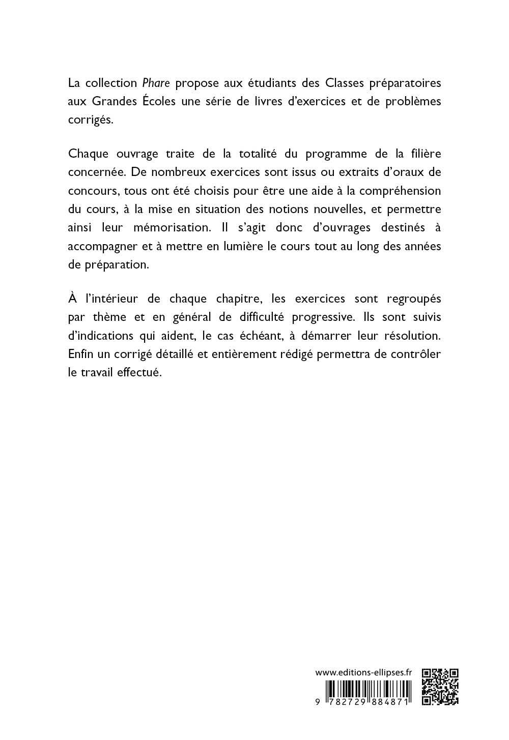 Mathématiques ECS-1 1er semestre programme 2013 - Serge Berthommé - ELLIPSES
