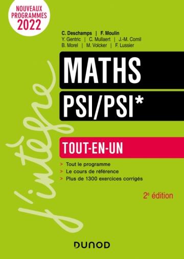 MATHEMATIQUES  -  PSI/PSI*  -  TOUT-EN-UN -  MULLAERT, CHLOE - DUNOD