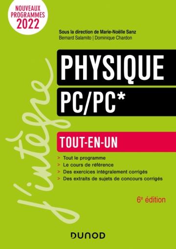 PHYSIQUE TOUT-EN-UN PC/PC* - 6E ED. - SANZ/SALAMITO/MOULIN - DUNOD