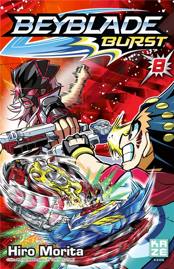 BEYBLADE BURST T08 - MORITA HIRO - KAZE