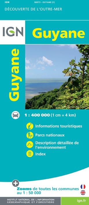 84973 GUYANE  1/400.000 - XXX - IGN