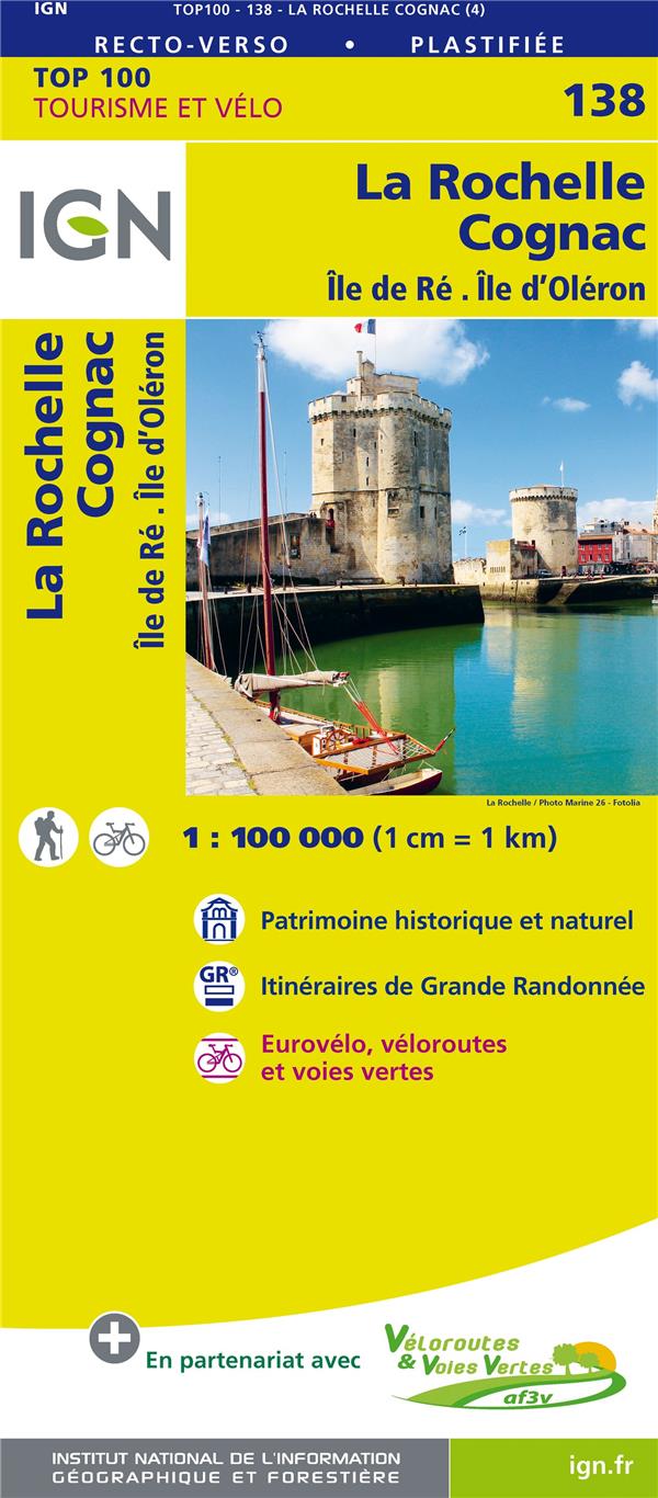 138 - LA ROCHELLE COGNAC ILE DE RE ILE D OLERON - XXX - MICHELIN