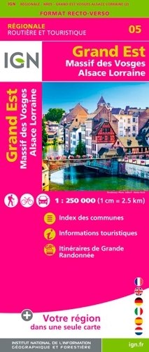 NR05 GRAND EST MASSIF DES VOSGES ALSACE LORRAINE - XXX - IGN