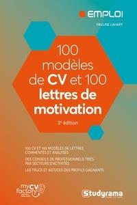 100 MODELES DE CV ET 100 LETTRES DE MOTIVATION - STUDYRAMA/LAHARY - STUDYRAMA