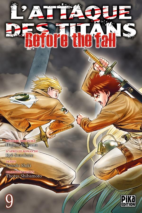 L'ATTAQUE DES TITANS - BEFORE THE FALL T09 - SHIKI/SUZUKAZE - Pika