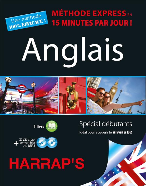 HARRAP'S METHODE EXPRESS ANGLAIS 2CD+LIVRE - GAUTIE/ANDROMAQUE - LAROUSSE