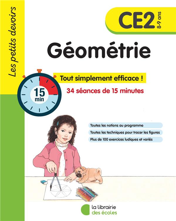 LES PETITS DEVOIRS : GEOMETRIE  -  CE2 (EDITION 2023) - DURANDE-AYME, AGNES  - ECOLES PARIS