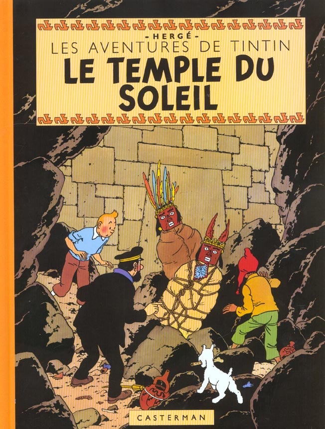 TINTIN - FAC-SIMILE COULEURS - T14 - LE TEMPLE DU SOLEIL - HERGE - CASTERMAN