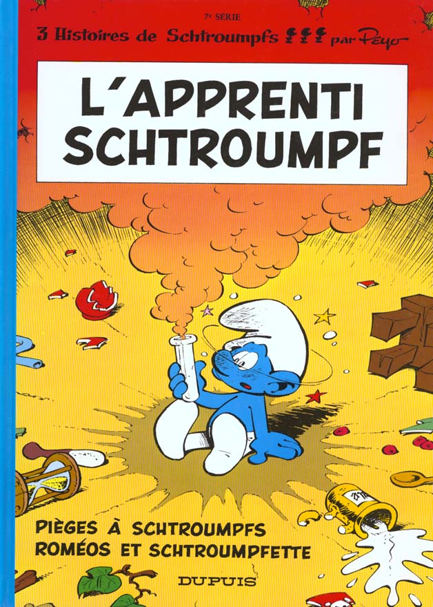 LES SCHTROUMPFS - TOME 7 - L'APPRENTI SCHTROUMPF - PEYO - DUPUIS