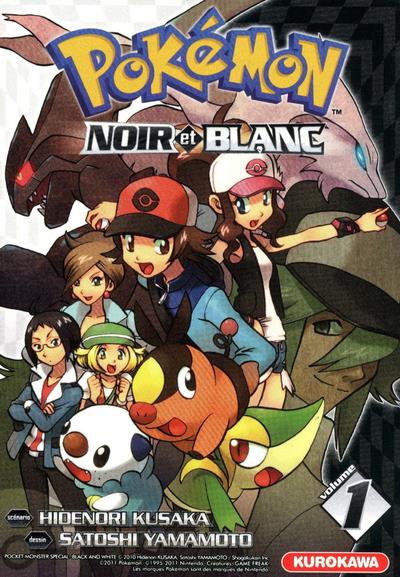 POKEMON NOIR ET BLANC - TOME 1 - VOL01 - KUSAKA/YAMAMOTO - KUROKAWA