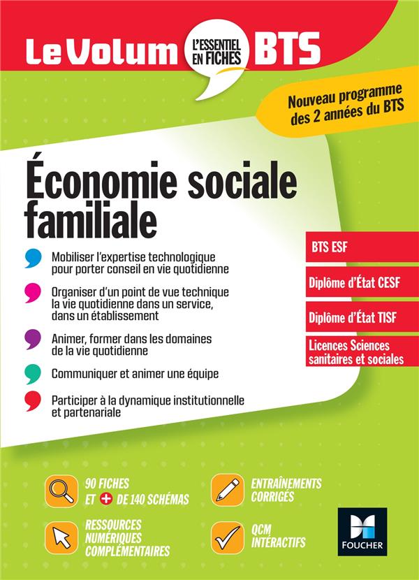 LE VOLUM' BTS - ESF - ECONOMIE SOCIALE FAMILIALE - GODIARD/RAUSCHER - FOUCHER