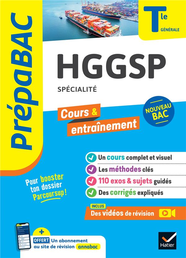 PREPABAC HGGSP TLE GENERALE (SPECIALITE) - BAC 2024 - NOUVEAU PROGRAMME DE TERMINALE - CLAVEL/VAN DE WANDEL - HATIER SCOLAIRE PREPABAC HGGSP TLE GENERALE (SPECIALITE) - BAC 2024 - NOUVEAU PROGRAMME DE TERMINALE - CLAVEL/VAN DE WANDEL - HATIER SCOLAIRE