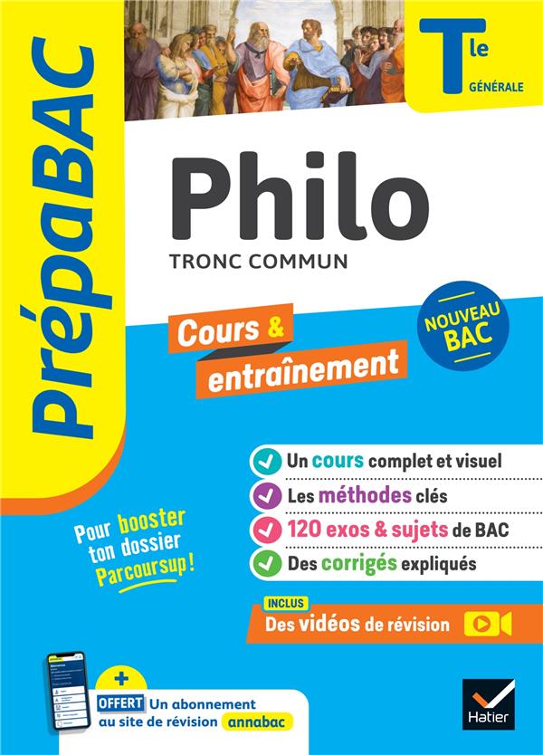 PREPABAC PHILO TLE GENERALE - BAC 2024 - NOUVEAU PROGRAMME DE TERMINALE - GHRENASSIA/DEKHIL - HATIER SCOLAIRE