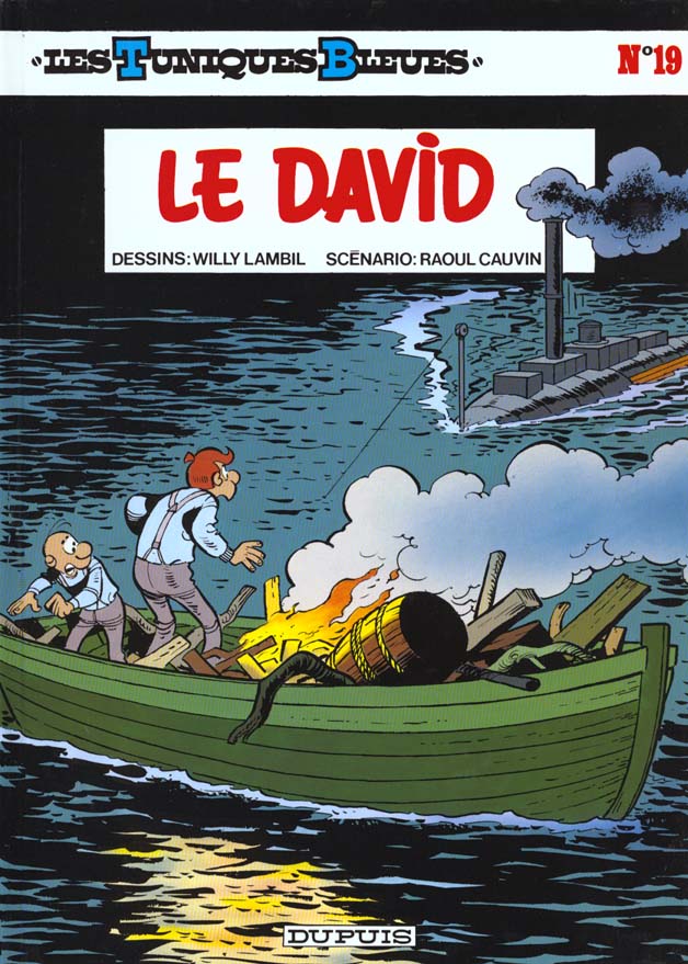 LES TUNIQUES BLEUES - TOME 19 - LE DAVID - CAUVIN/LAMBIL - DUPUIS