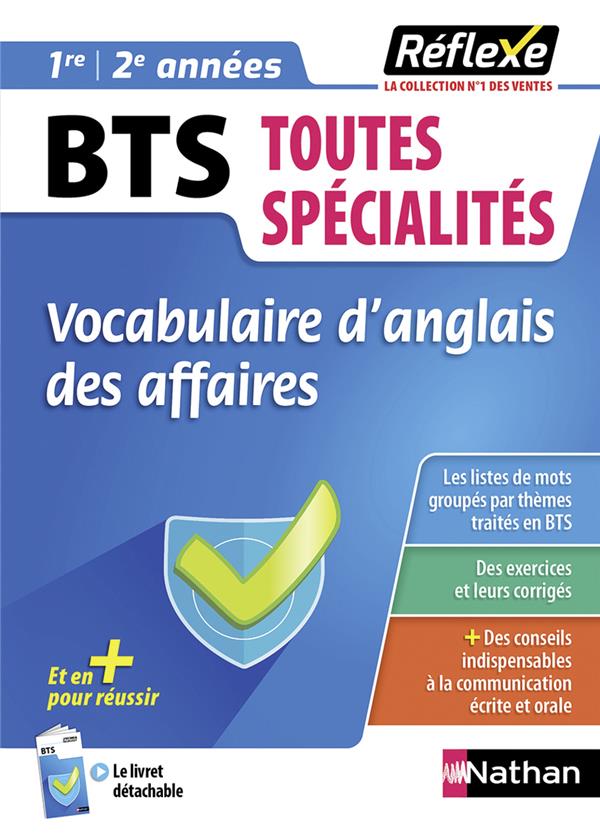 VOCABULAIRE D'ANGLAIS DES AFFAIRES - BTS TOUTES SPECIALITES 2023 - TOME 44 - JANIAUD-POWELL P. - CLE INTERNAT