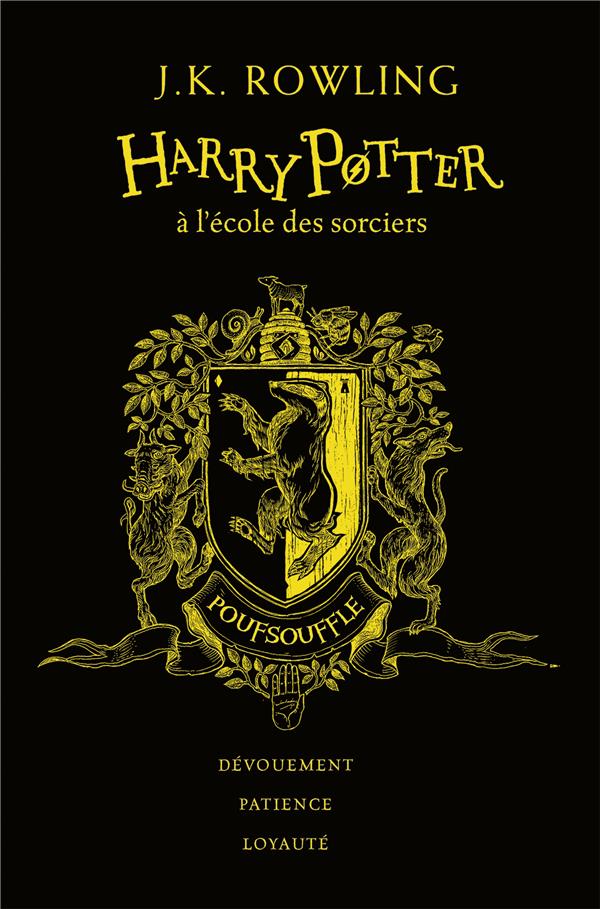 HARRY POTTER - I - HARRY POTTER A L'ECOLE DES SORCIERS - POUFSOUFFLE - ROWLING/PINFOLD - GALLIMARD