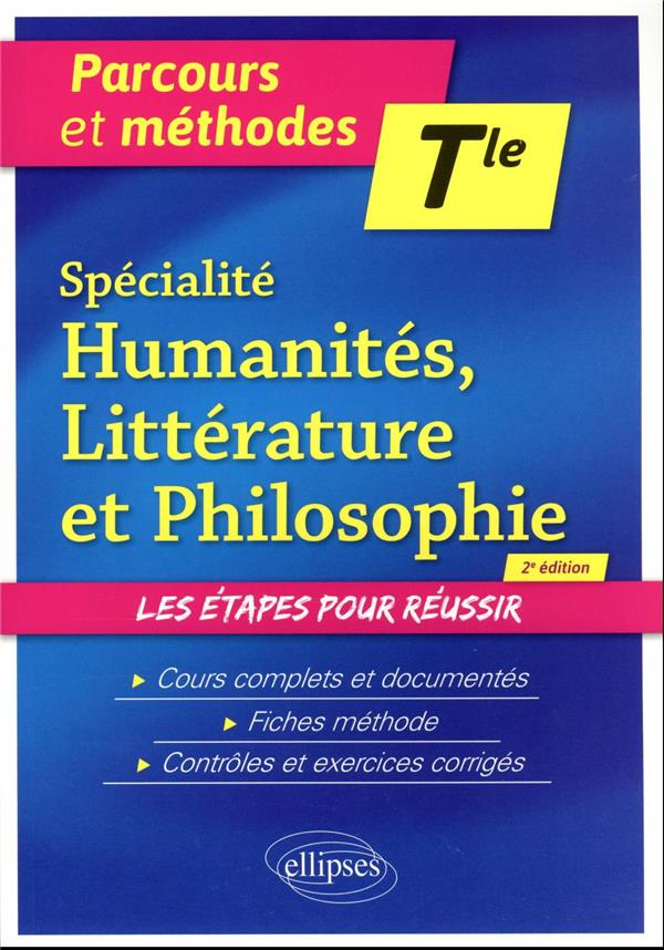 SPECIALITE HUMANITES, LITTERATURE ET PHILOSOPHIE. TERMINALE. - CHEMINEAU/RENAULT - ELLIPSES MARKET