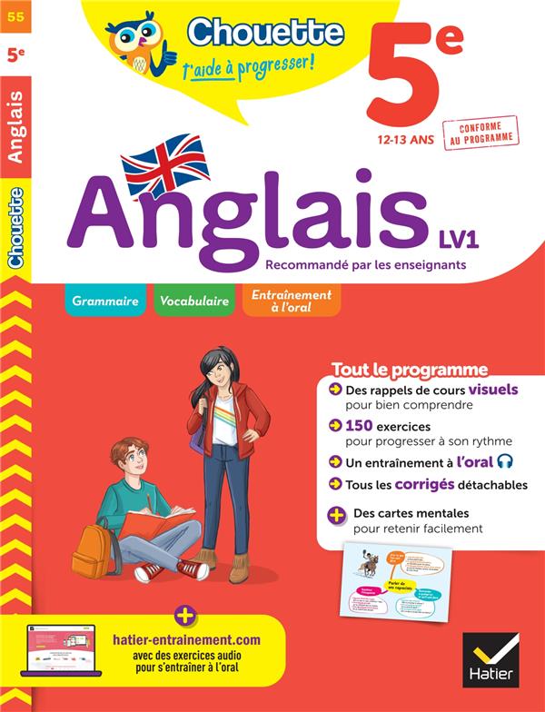 ANGLAIS 5E - LV1 (A1+, A2) - CAHIER DE REVISION ET D'ENTRAINEMENT - NEMNI-NATAF/TOUATI - HATIER SCOLAIRE