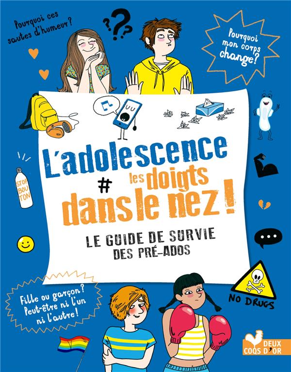 L'ADOLESCENCE LES DOIGTS DANS LE NEZ - CORRE MONTAGU/MORICE - HACHETTE