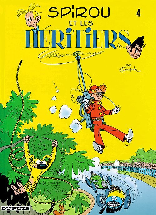 SPIROU ET FANTASIO - TOME 4 - SPIROU ET LES HERITIERS - FRANQUIN - DUPUIS