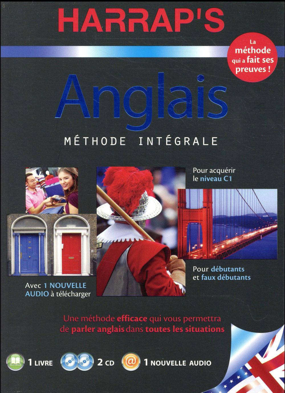 HARRAP-S METHODE INTEGRALE ANGLAIS 2CD+LIVRE - STEVENS SANDRA - LAROUSSE