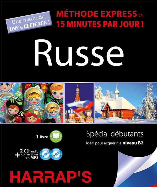 HARRAP-S METHODE EXPRESS RUSSE - 2 CD + LIVRE - COLLECTIF - LAROUSSE