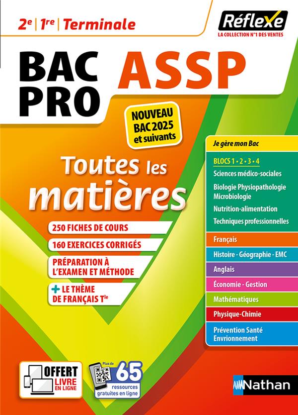 TOUTES LES MATIERES BAC PRO ASSP - NOUVEAU PROGRAMME BAC 2025 ET SUIVANTS N 13 - DESAINTGHISLAIN - CLE INTERNAT