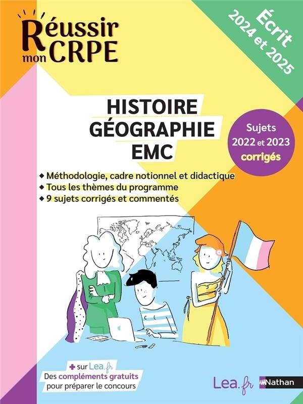 HISTOIRE GEOGRAPHIE EMC - EPREUVE ECRITE D-APPLICATION - ADMISSIBILITE - 2024-2025 - FIX-LEMAIRE/LEROUX - CLE INTERNAT