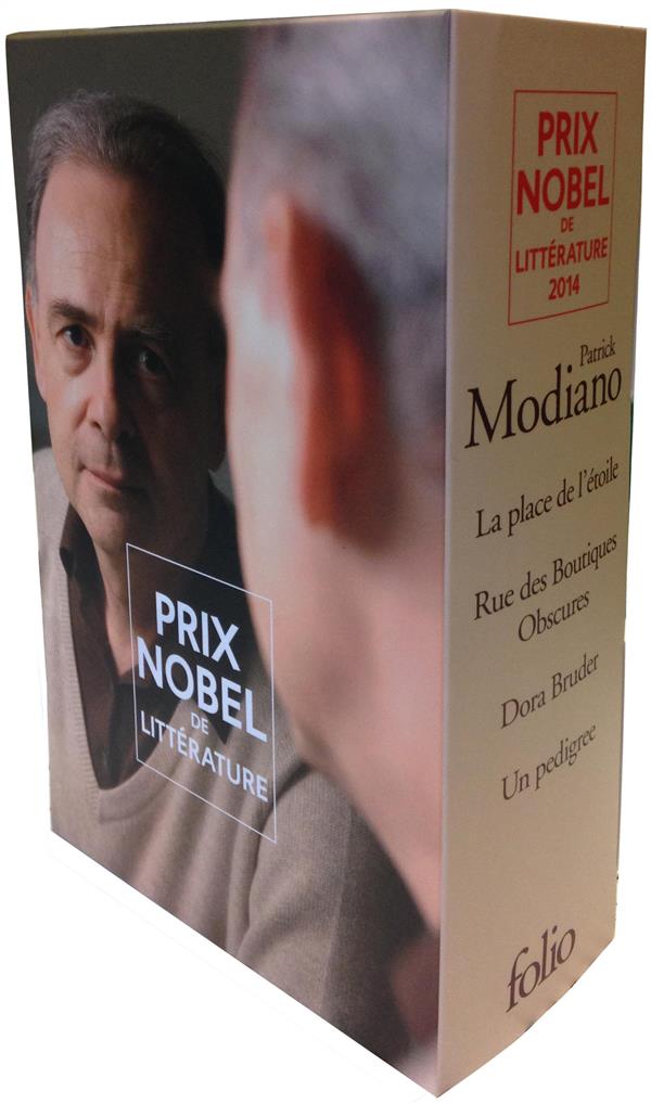 COFFRET MODIANO : LA PLACE DE L'ETOILE  -  RUES DES BOUTIQUES OBSCURES  -  DORA BRUDER  -  UN PEDIGREE - MODIANO  PATRICK - Gallimard