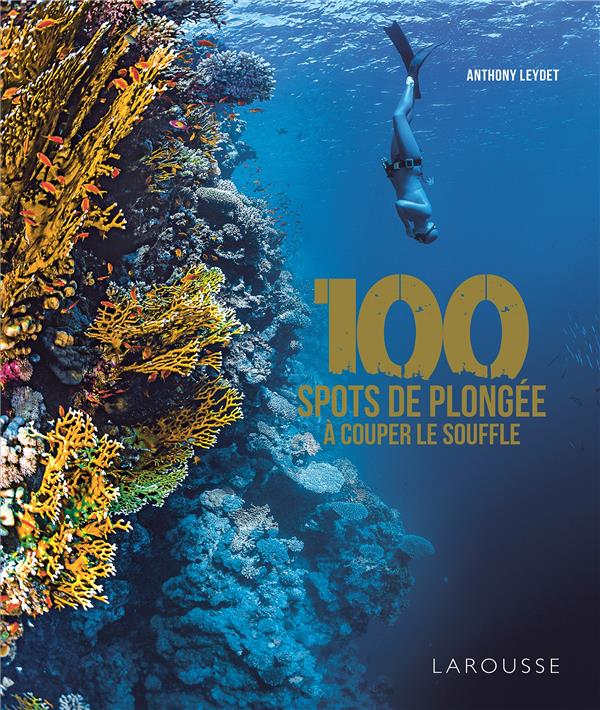 100 SPOTS DE PLONGEE A COUPER LE SOUFFLE - LEYDET ANTHONY - LAROUSSE