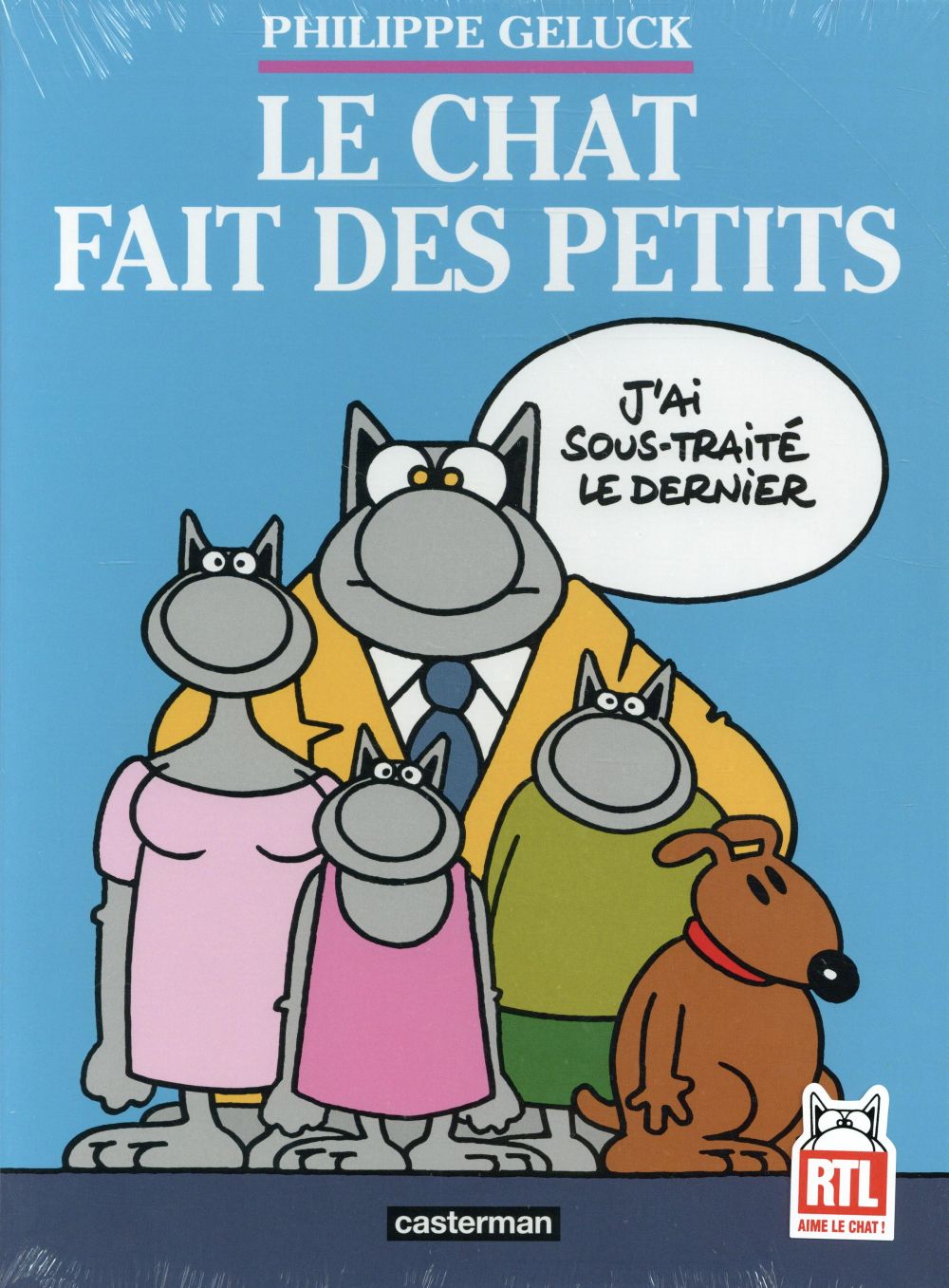 LE CHAT - T20 - LE CHAT FAIT DES PETITS - COFFRET 3 VOLUMES - GELUCK - Casterman