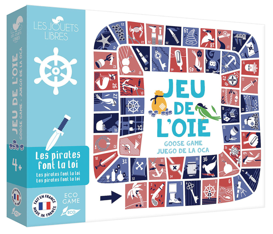 JEU DE L'OIE - LES PIRATES FONT LA LOI - JOUET - Roman KRAJEWSKI - JOUETS LIBRES JEU DE L'OIE - LES PIRATES FONT LA LOI - JOUET - Roman KRAJEWSKI - JOUETS LIBRES
