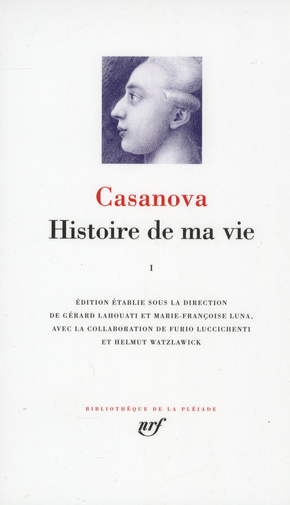 HISTOIRE DE MA VIE - VOL01 - CASANOVA JACQUES - Gallimard