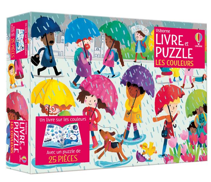 LES COULEURS - COFFRET LIVRE ET PUZZLE - BROOKS/TOULIATOU - NC