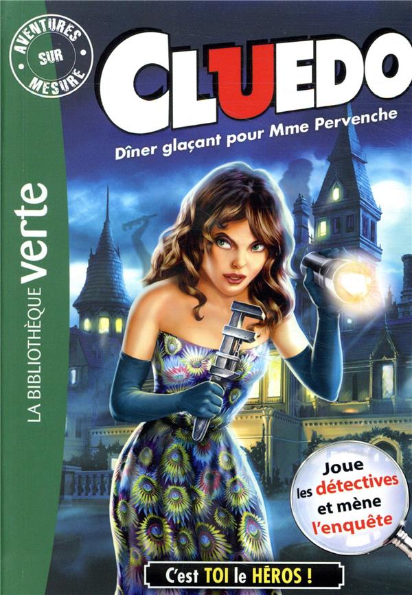 CLUEDO - T18 - AVENTURE SUR MESURE CLUEDO 18 - DINER GLACANT POUR MME PERVENCHE - HASBRO - HACHETTE