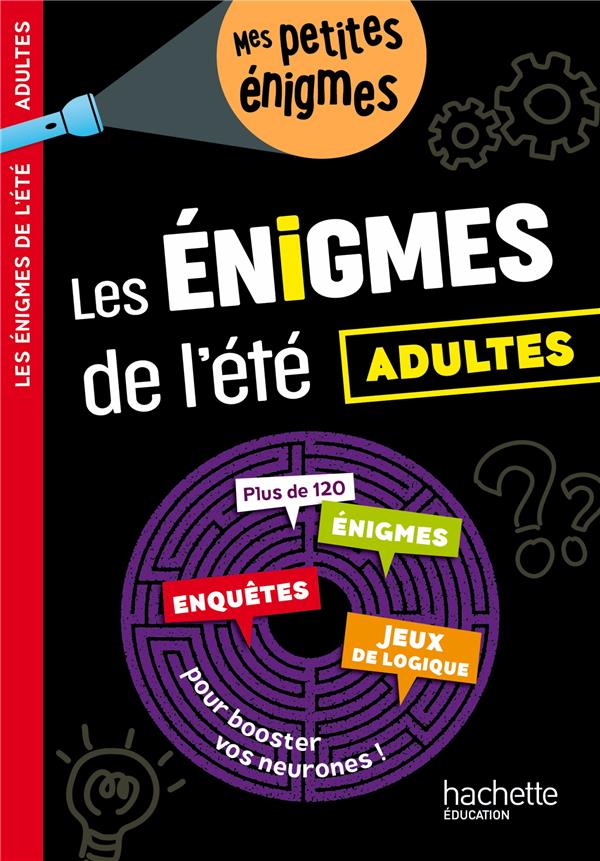 LES ENIGMES DE L-ETE ADULTES - CAHIER DE VACANCES 2022 - ROUX DE LUZE/LECREUX - HACHETTE