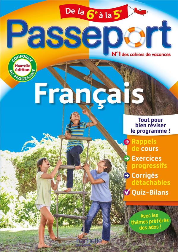 PASSEPORT FRANCAIS DE LA 6E A LA 5E - CAHIER DE VACANCES 2023 - LISLE ISABELLE - HACHETTE