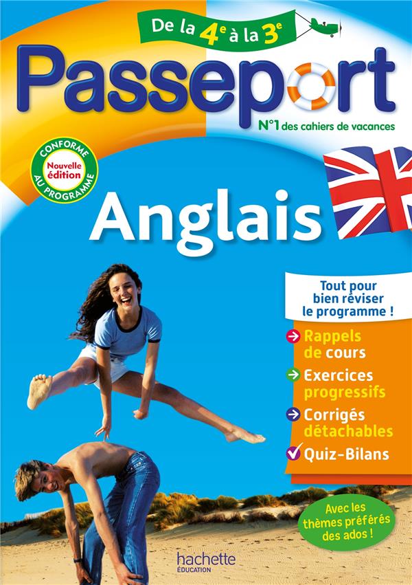 PASSEPORT ANGLAIS DE LA 4E A LA 3E - CAHIER DE VACANCES 2023 - RIGG CAROLYN - HACHETTE